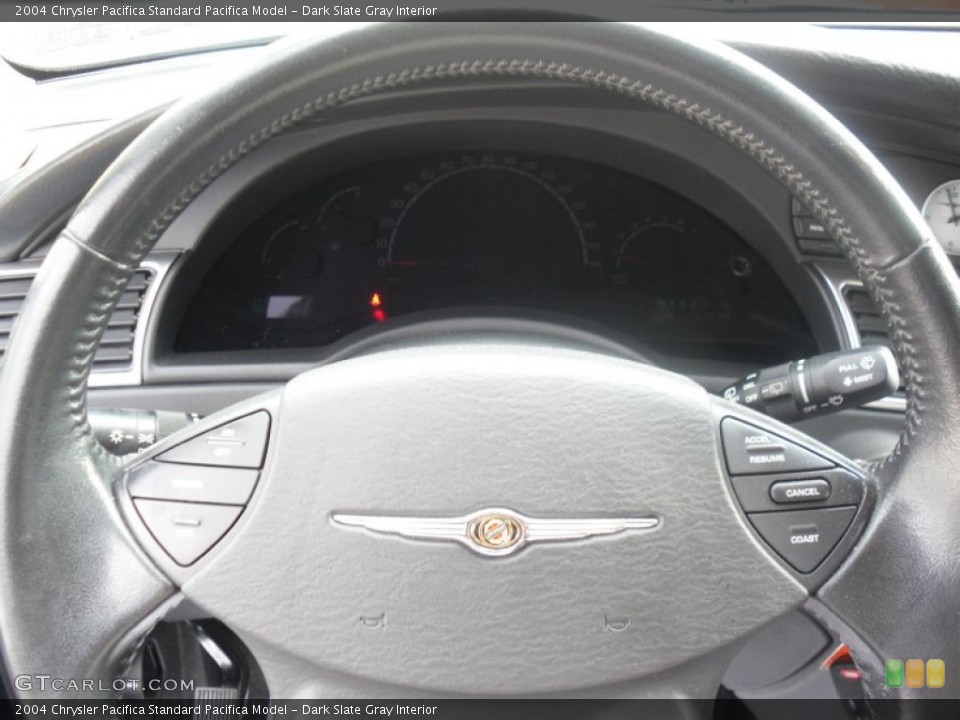Dark Slate Gray Interior Steering Wheel for the 2004 Chrysler Pacifica  #56421856
