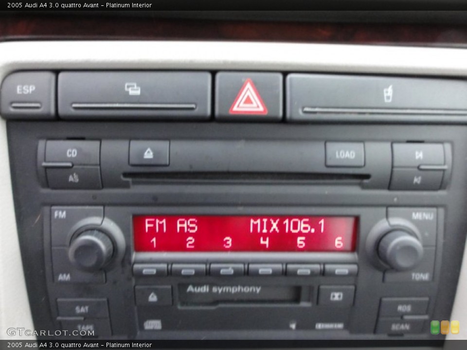 Platinum Interior Audio System for the 2005 Audi A4 3.0 quattro Avant #56422699