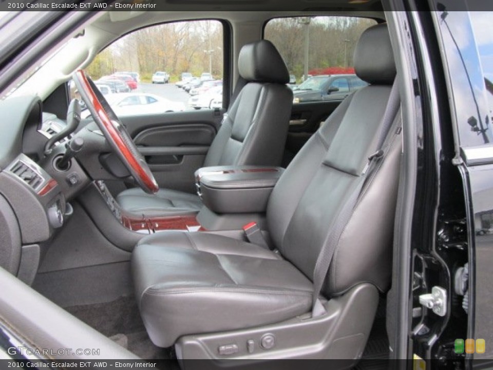 Ebony Interior Photo for the 2010 Cadillac Escalade EXT AWD #56423140