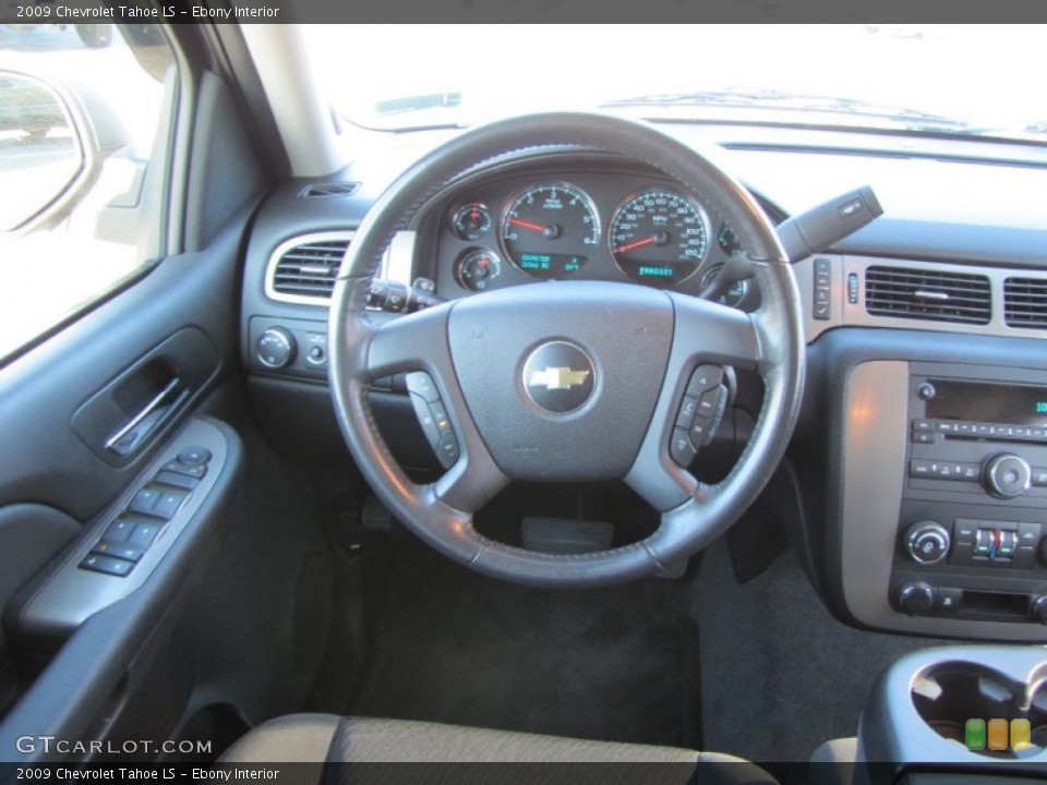 Ebony Interior Steering Wheel for the 2009 Chevrolet Tahoe LS #56425504