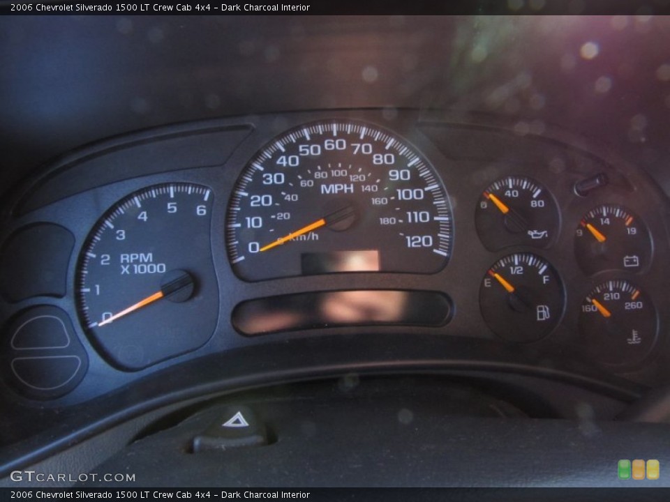 Dark Charcoal Interior Gauges for the 2006 Chevrolet Silverado 1500 LT Crew Cab 4x4 #56425708