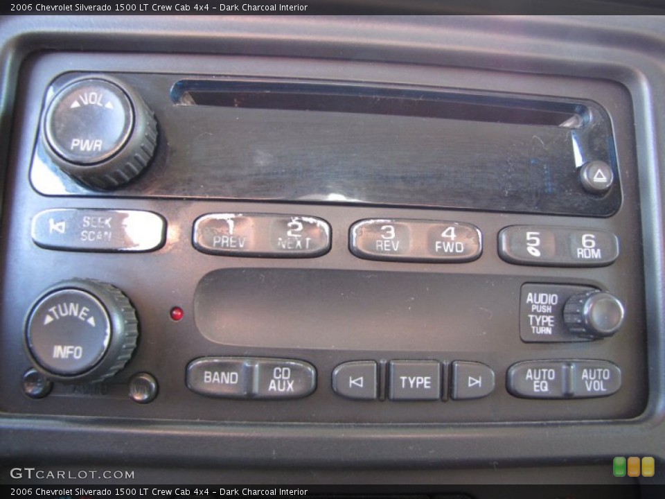 Dark Charcoal Interior Audio System for the 2006 Chevrolet Silverado 1500 LT Crew Cab 4x4 #56425717