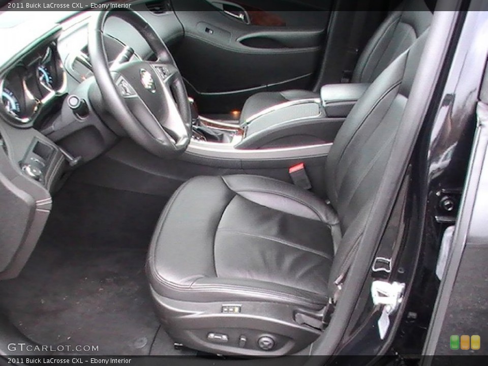 Ebony Interior Photo for the 2011 Buick LaCrosse CXL #56427508