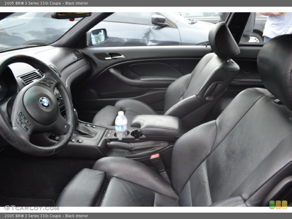 Black Interior Photo for the 2005 BMW 3 Series 330i Coupe #56427829