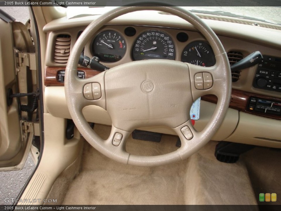 Light Cashmere Interior Steering Wheel for the 2005 Buick LeSabre Custom #56428468
