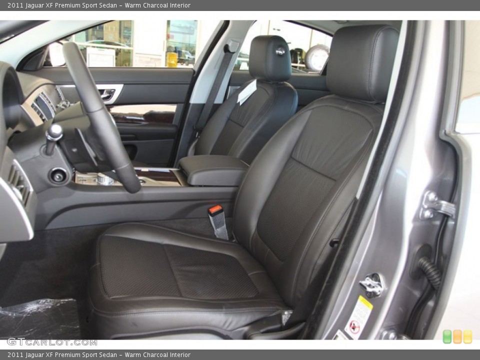 Warm Charcoal Interior Front Seat for the 2011 Jaguar XF Premium Sport Sedan #56431327