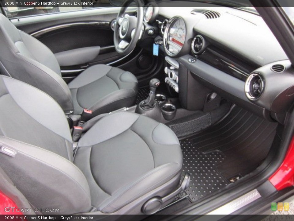 Grey/Black Interior Photo for the 2008 Mini Cooper S Hardtop #56431429