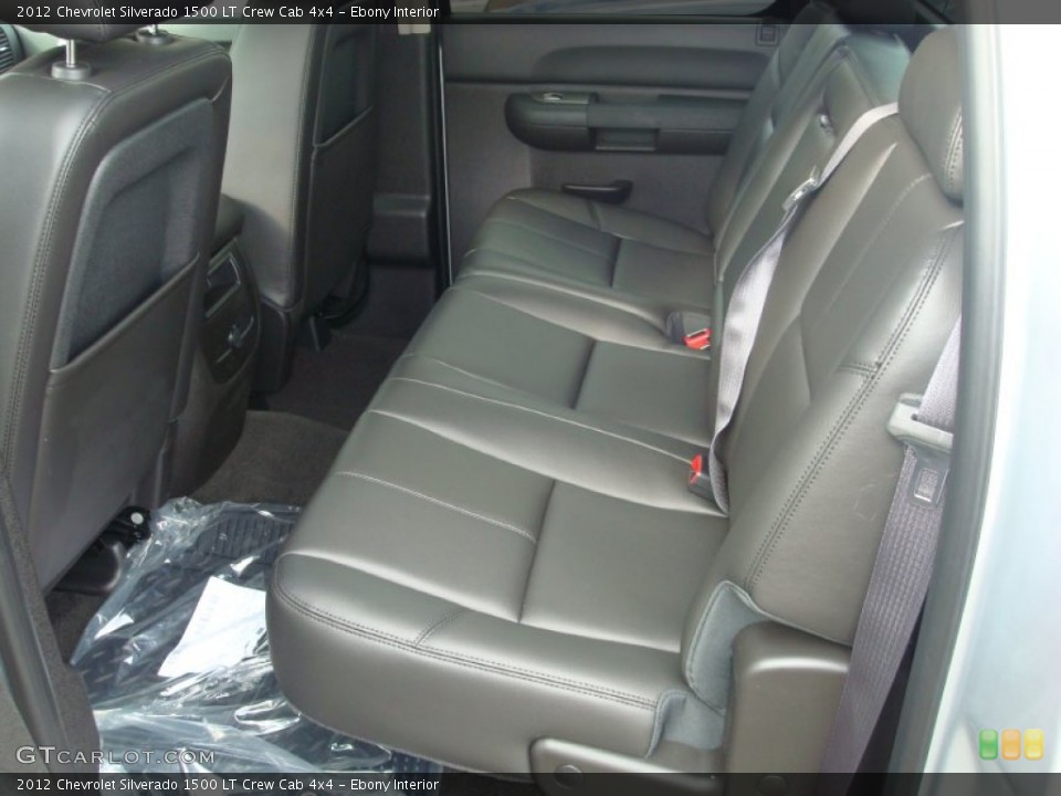 Ebony Interior Photo for the 2012 Chevrolet Silverado 1500 LT Crew Cab 4x4 #56431671