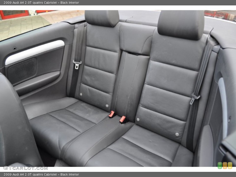 Black Interior Photo for the 2009 Audi A4 2.0T quattro Cabriolet #56432494