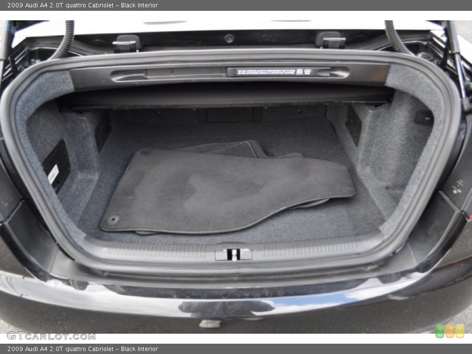 Black Interior Trunk for the 2009 Audi A4 2.0T quattro Cabriolet #56432509