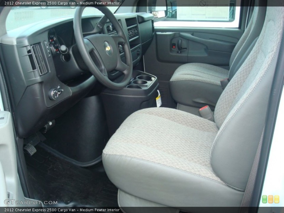 Medium Pewter Interior Photo for the 2012 Chevrolet Express 2500 Cargo Van #56432530