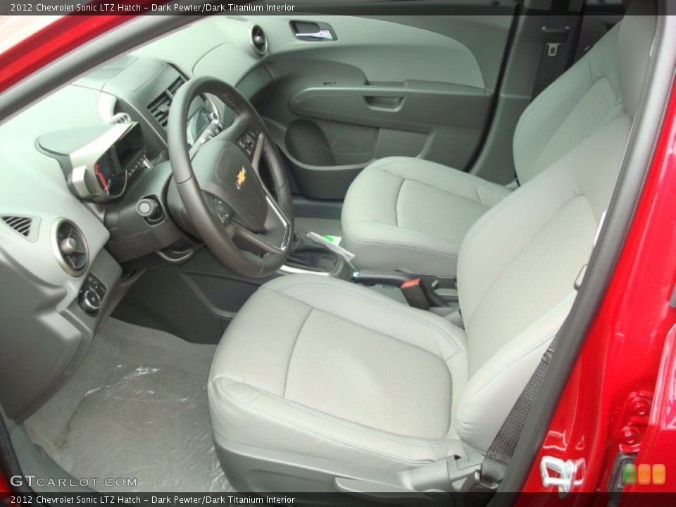 Dark Pewter/Dark Titanium Interior Photo for the 2012 Chevrolet Sonic LTZ Hatch #56432596