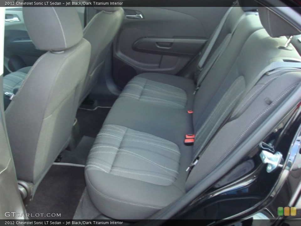 Jet Black/Dark Titanium Interior Photo for the 2012 Chevrolet Sonic LT Sedan #56432962