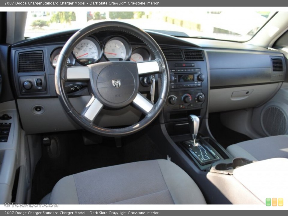 Dark Slate Gray/Light Graystone Interior Dashboard for the 2007 Dodge Charger  #56434441