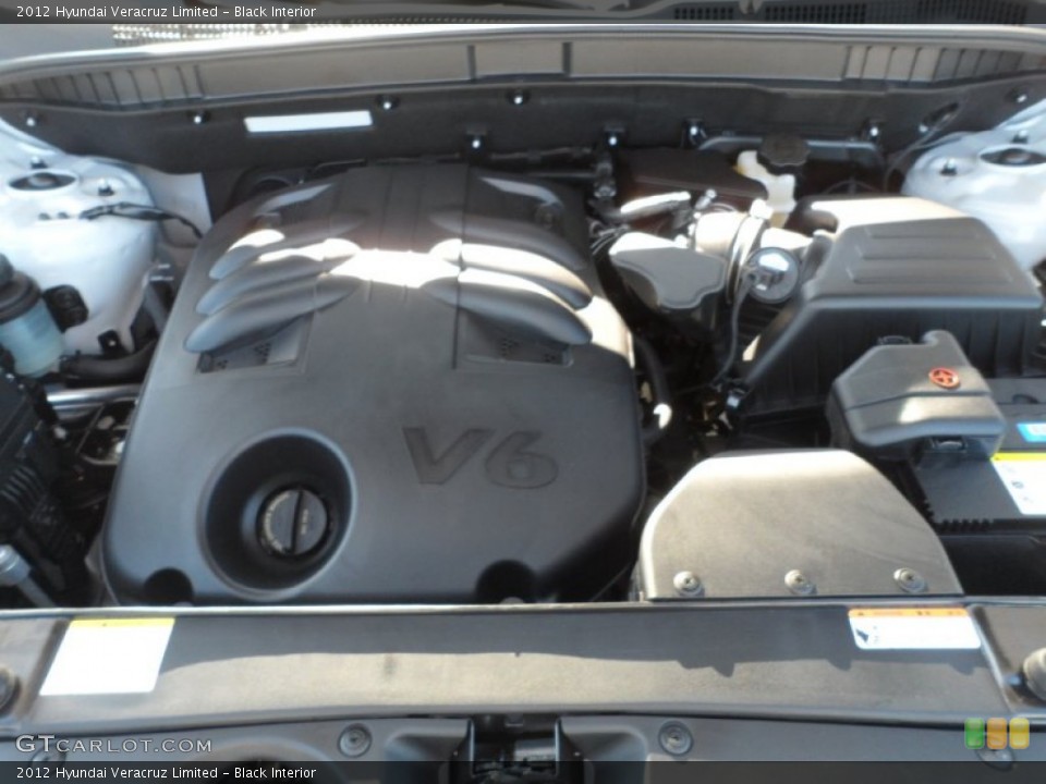Black Interior Photo for the 2012 Hyundai Veracruz Limited #56435704