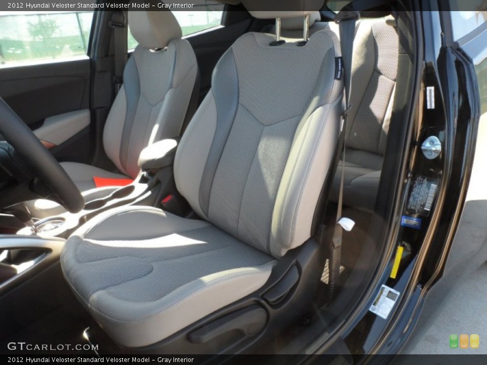 Gray Interior Photo for the 2012 Hyundai Veloster  #56436117