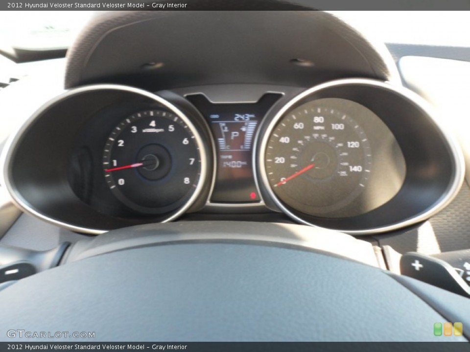 Gray Interior Gauges for the 2012 Hyundai Veloster  #56436196