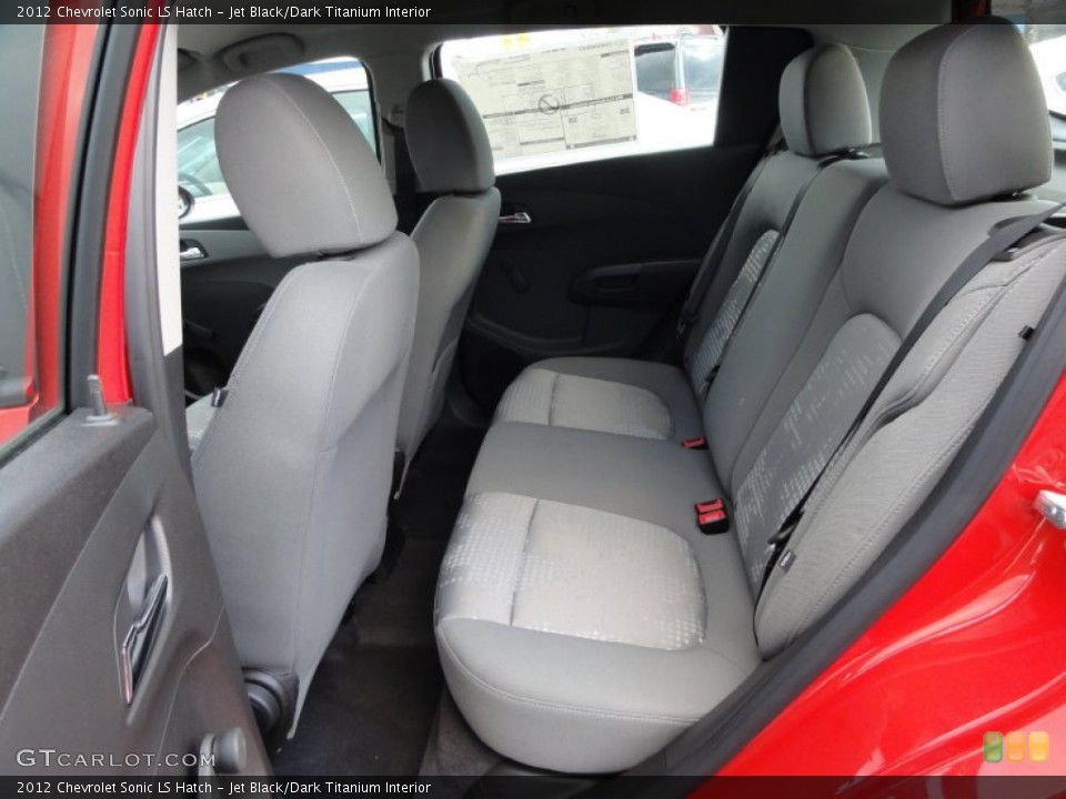 Jet Black/Dark Titanium Interior Photo for the 2012 Chevrolet Sonic LS Hatch #56437141