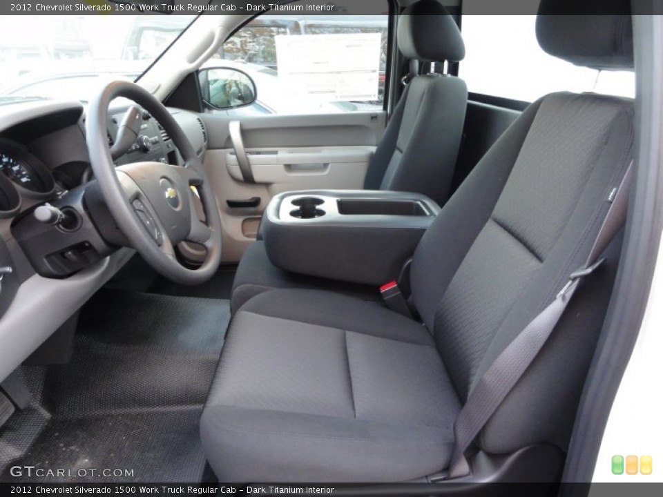 Dark Titanium Interior Photo for the 2012 Chevrolet Silverado 1500 Work Truck Regular Cab #56437762