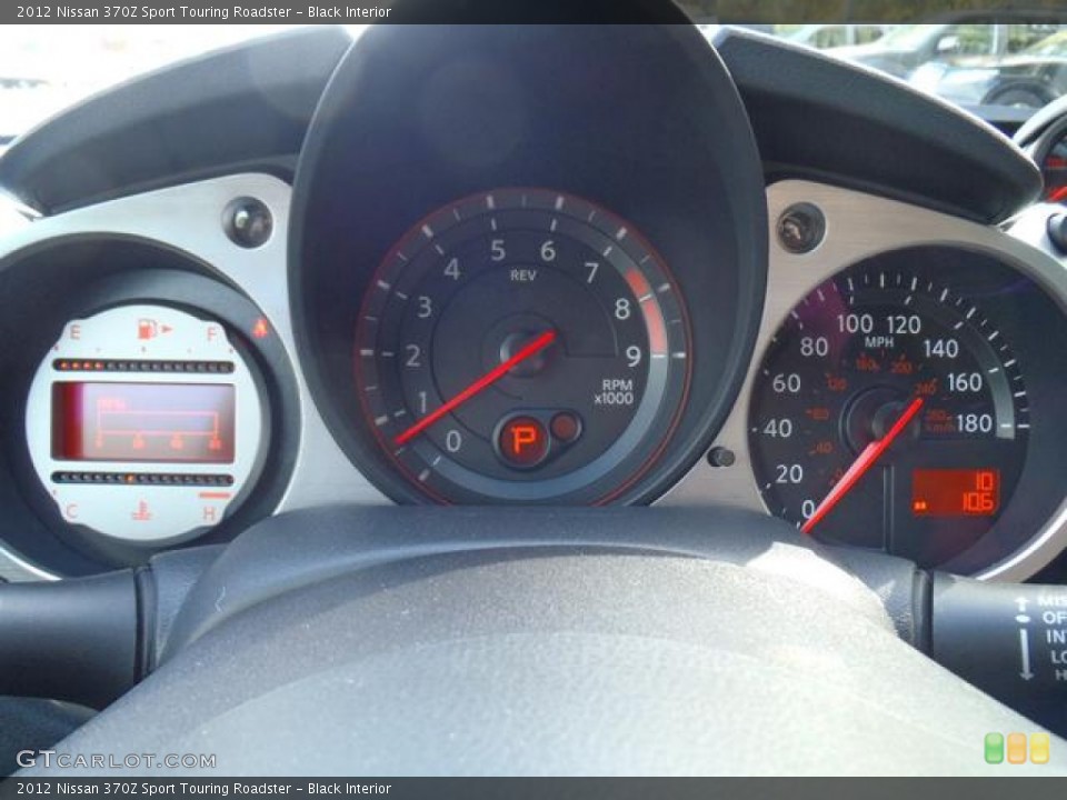 Black Interior Gauges for the 2012 Nissan 370Z Sport Touring Roadster #56438602