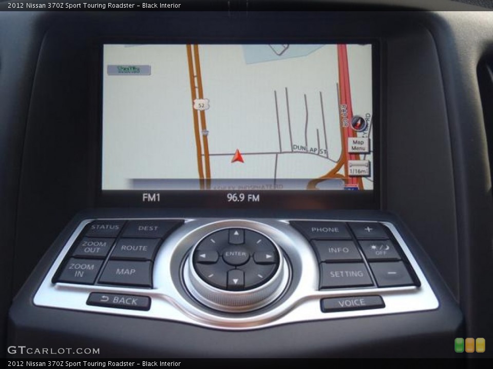 Black Interior Navigation for the 2012 Nissan 370Z Sport Touring Roadster #56438635