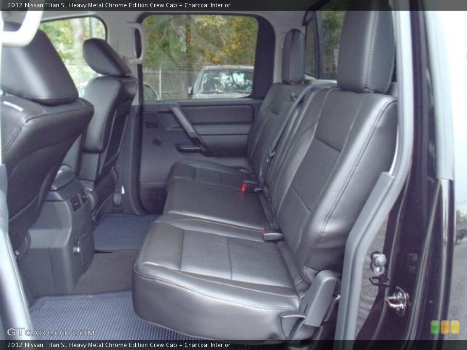 Charcoal Interior Photo for the 2012 Nissan Titan SL Heavy Metal Chrome Edition Crew Cab #56439307