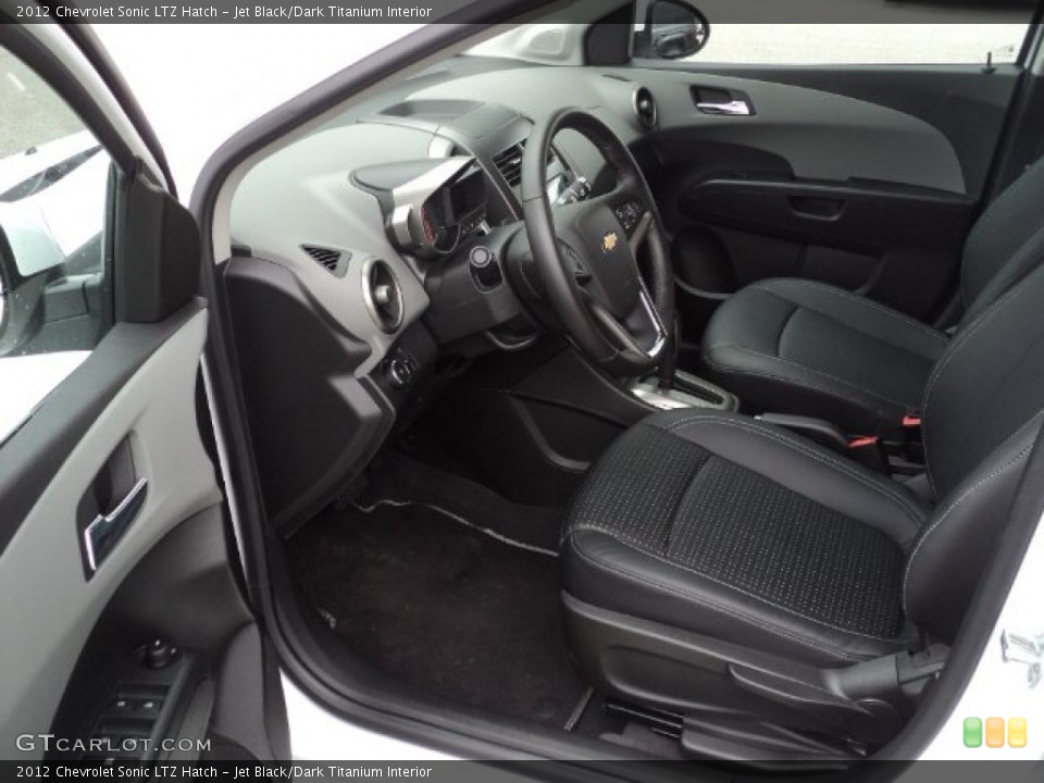Jet Black/Dark Titanium Interior Photo for the 2012 Chevrolet Sonic LTZ Hatch #56439895