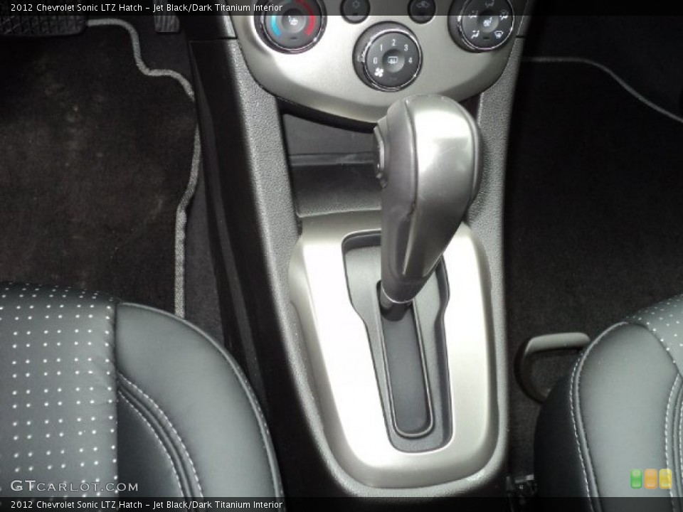Jet Black/Dark Titanium Interior Transmission for the 2012 Chevrolet Sonic LTZ Hatch #56439919