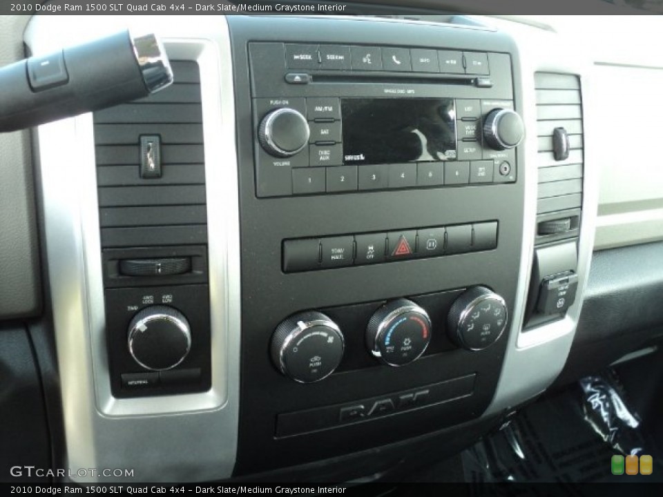 Dark Slate/Medium Graystone Interior Controls for the 2010 Dodge Ram 1500 SLT Quad Cab 4x4 #56440117