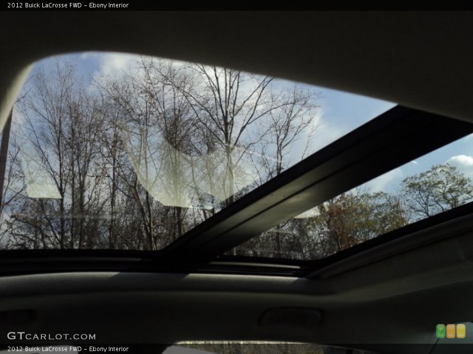Ebony Interior Sunroof for the 2012 Buick LaCrosse FWD #56440597