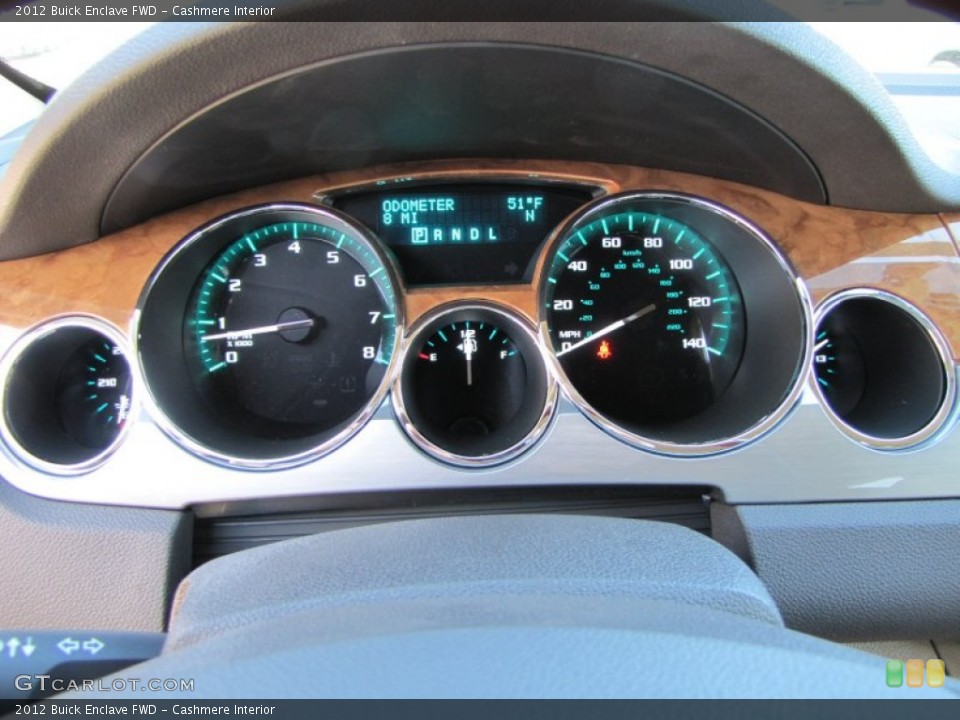 Cashmere Interior Gauges for the 2012 Buick Enclave FWD #56440885
