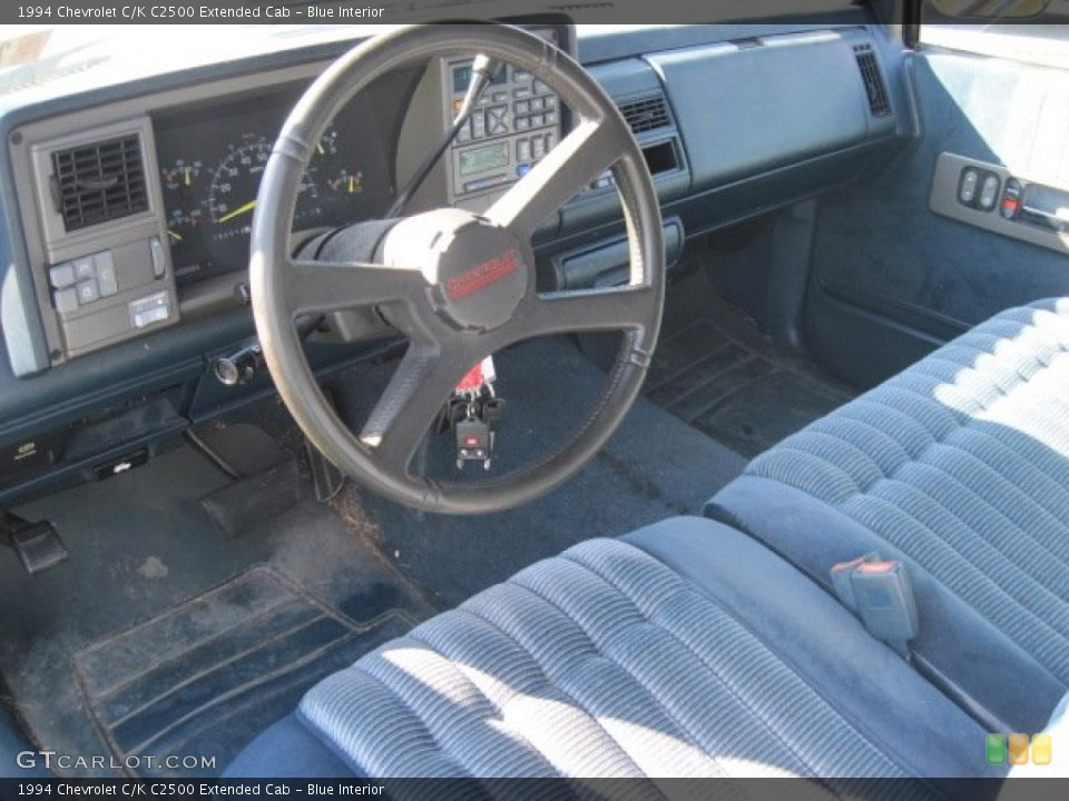 Blue Interior Prime Interior for the 1994 Chevrolet C/K C2500 Extended Cab #56443709