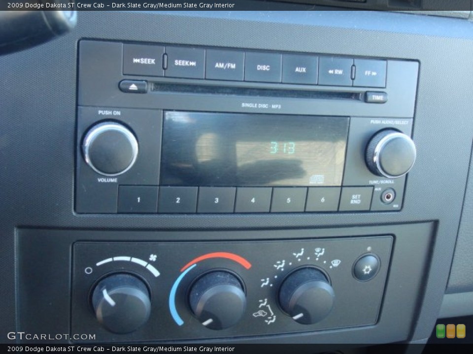 Dark Slate Gray/Medium Slate Gray Interior Audio System for the 2009 Dodge Dakota ST Crew Cab #56446838