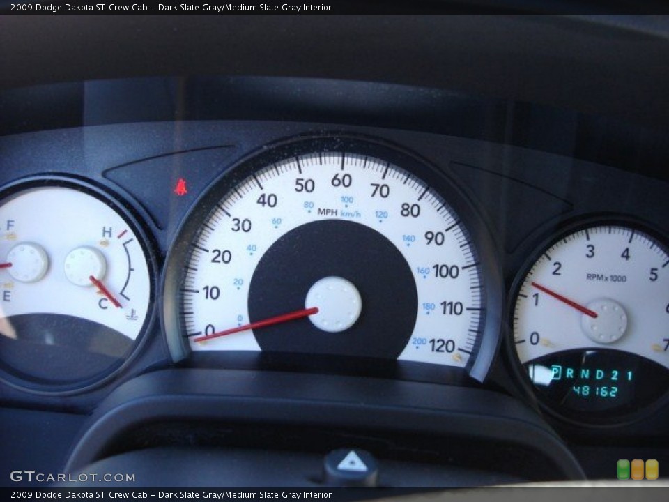 Dark Slate Gray/Medium Slate Gray Interior Gauges for the 2009 Dodge Dakota ST Crew Cab #56446853