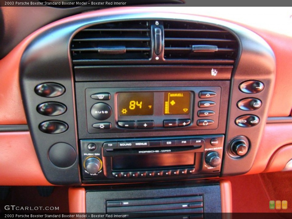 Boxster Red Interior Controls for the 2003 Porsche Boxster  #56446913