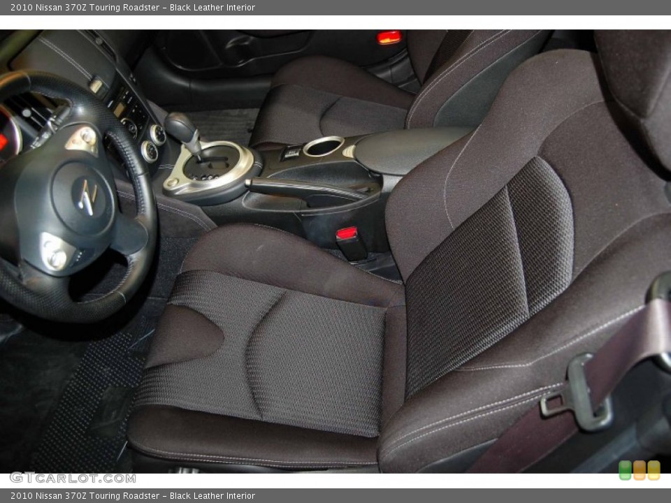 Black Leather Interior Photo for the 2010 Nissan 370Z Touring Roadster #56448905