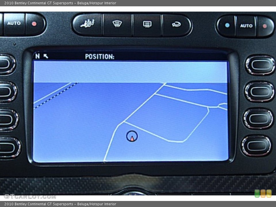 Beluga/Hotspur Interior Navigation for the 2010 Bentley Continental GT Supersports #56450915