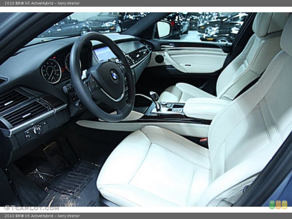 Ivory Interior Photo for the 2010 BMW X6 ActiveHybrid #56450954