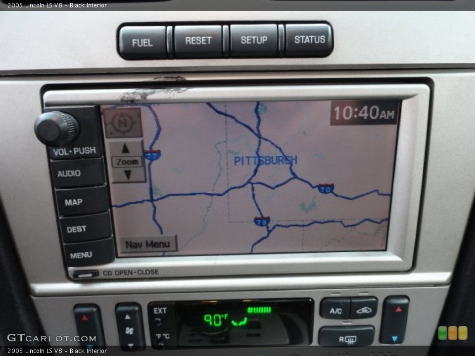 Black Interior Navigation for the 2005 Lincoln LS V8 #56456510