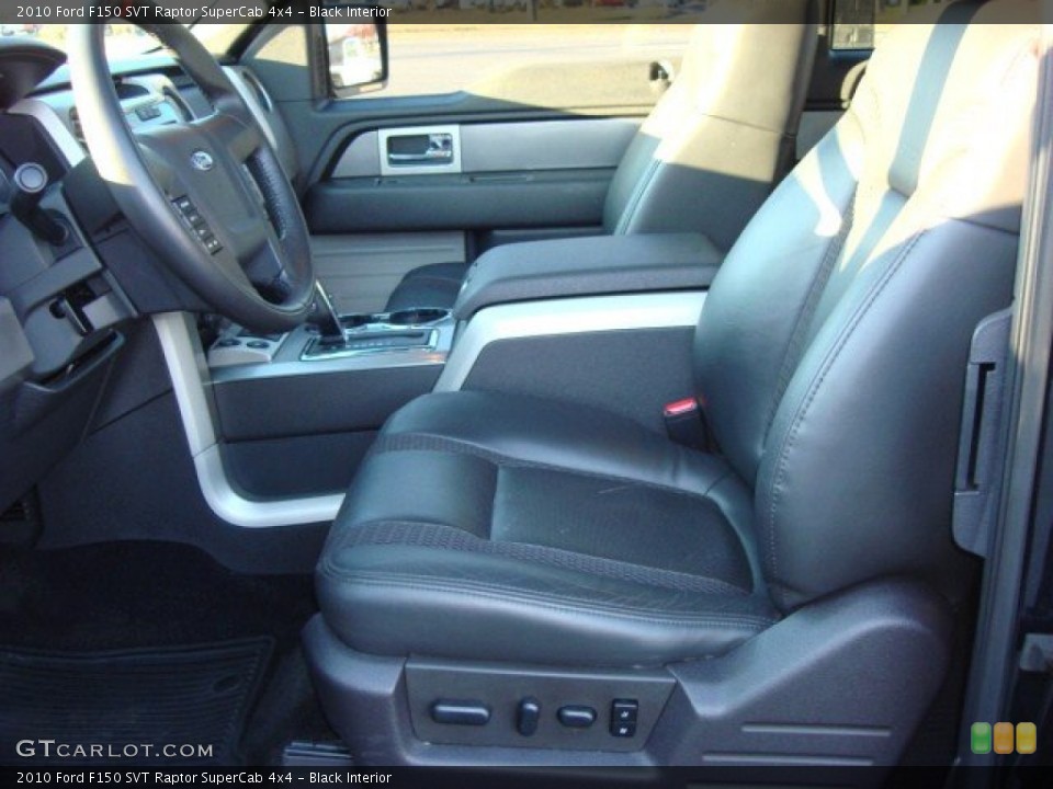 Black Interior Photo for the 2010 Ford F150 SVT Raptor SuperCab 4x4 #56456849