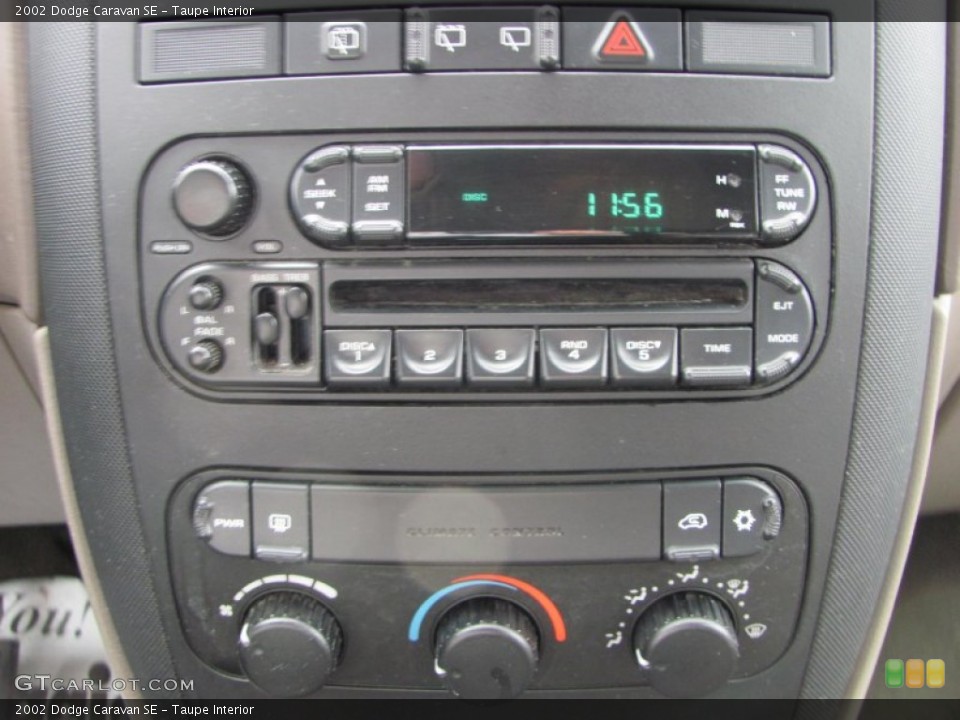 Taupe Interior Audio System for the 2002 Dodge Caravan SE #56456918