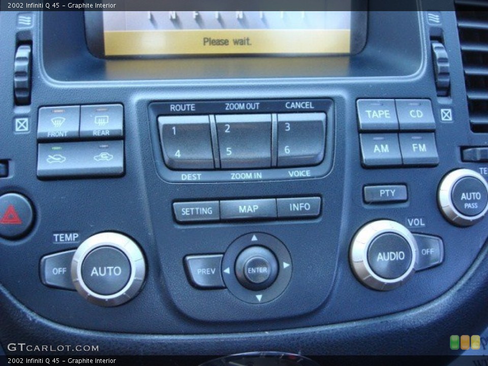 Graphite Interior Controls for the 2002 Infiniti Q 45 #56457698