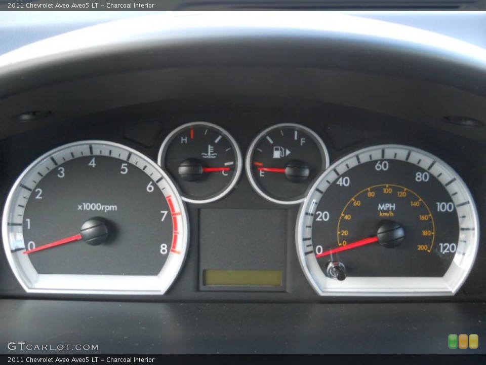Charcoal Interior Gauges for the 2011 Chevrolet Aveo Aveo5 LT #56459963