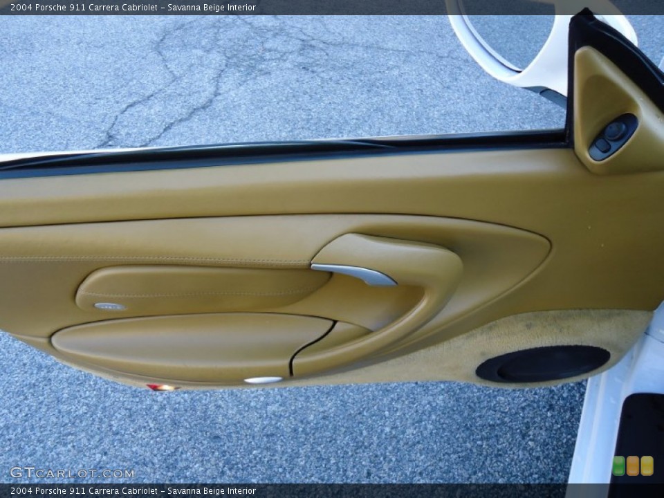 Savanna Beige Interior Door Panel for the 2004 Porsche 911 Carrera Cabriolet #56461039