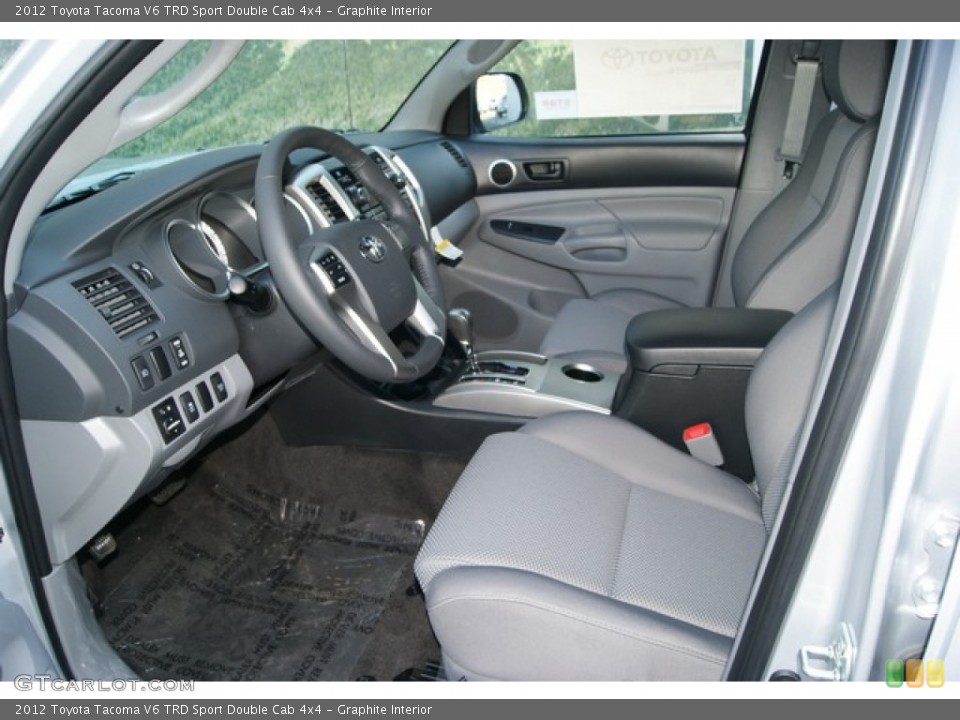 Graphite Interior Photo for the 2012 Toyota Tacoma V6 TRD Sport Double Cab 4x4 #56466101