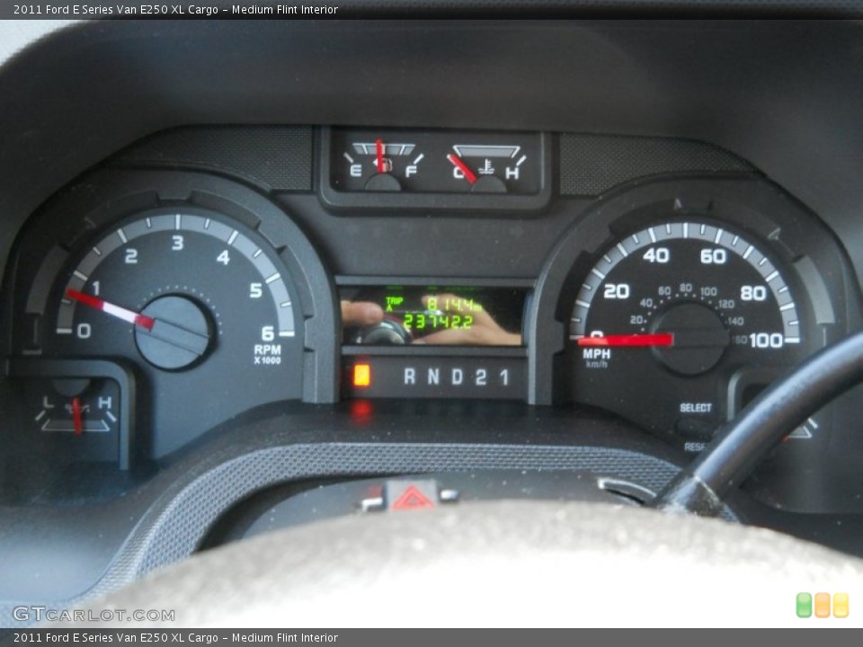 Medium Flint Interior Gauges for the 2011 Ford E Series Van E250 XL Cargo #56467586
