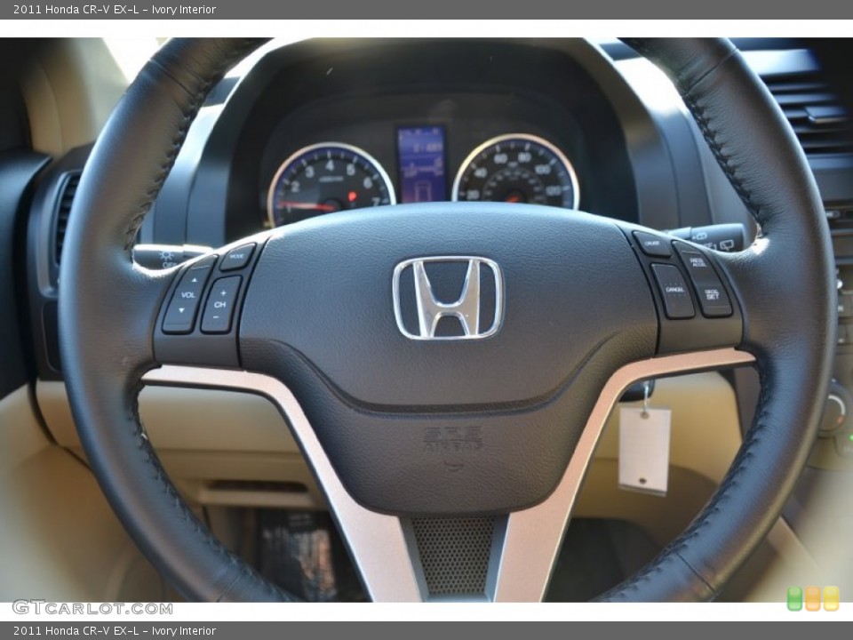 Ivory Interior Steering Wheel for the 2011 Honda CR-V EX-L #56469578