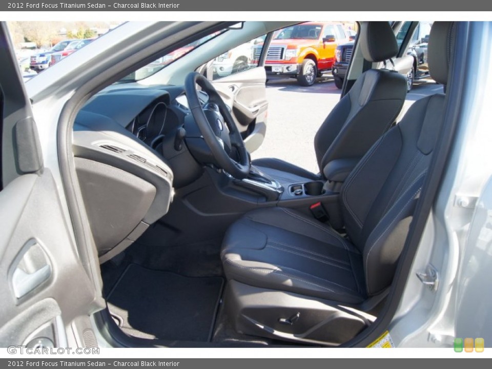 Charcoal Black Interior Photo for the 2012 Ford Focus Titanium Sedan #56471663