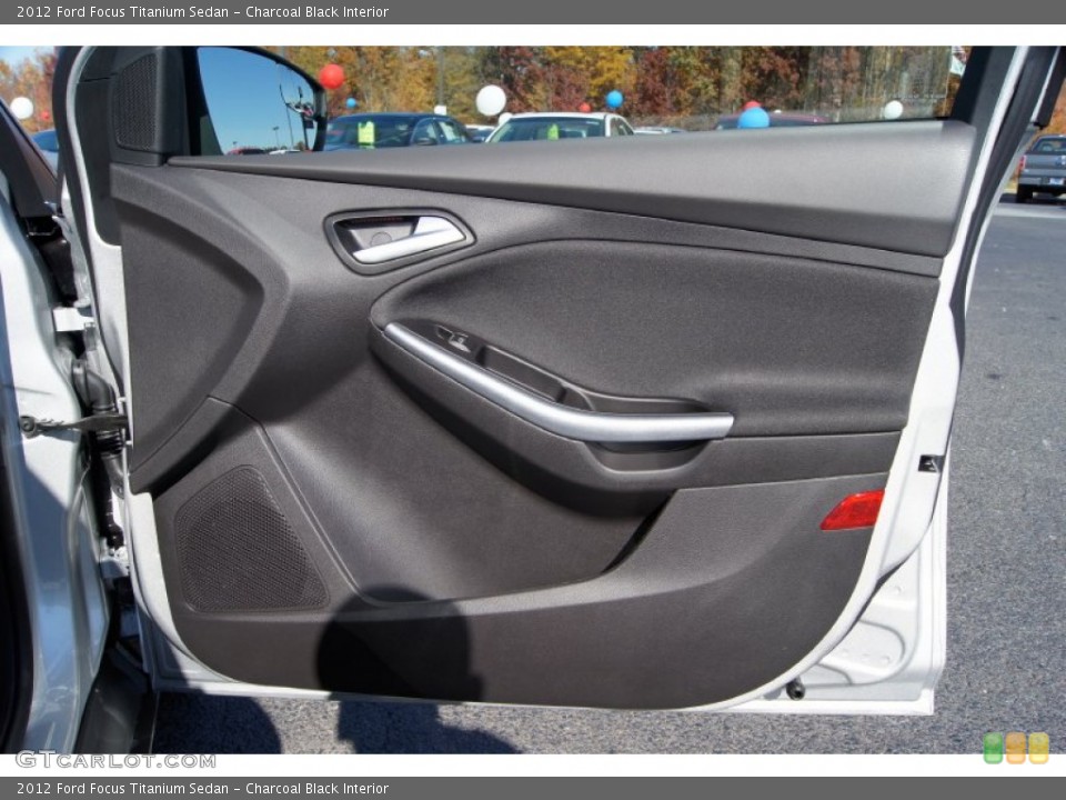 Charcoal Black Interior Door Panel for the 2012 Ford Focus Titanium Sedan #56471708