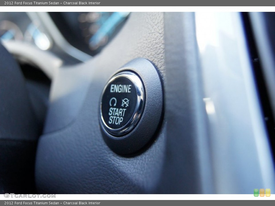 Charcoal Black Interior Controls for the 2012 Ford Focus Titanium Sedan #56471873